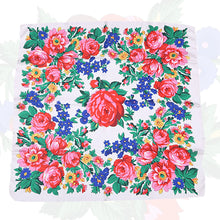 Load image into Gallery viewer, (30x30) Silk Touch White Kokum Scarf
