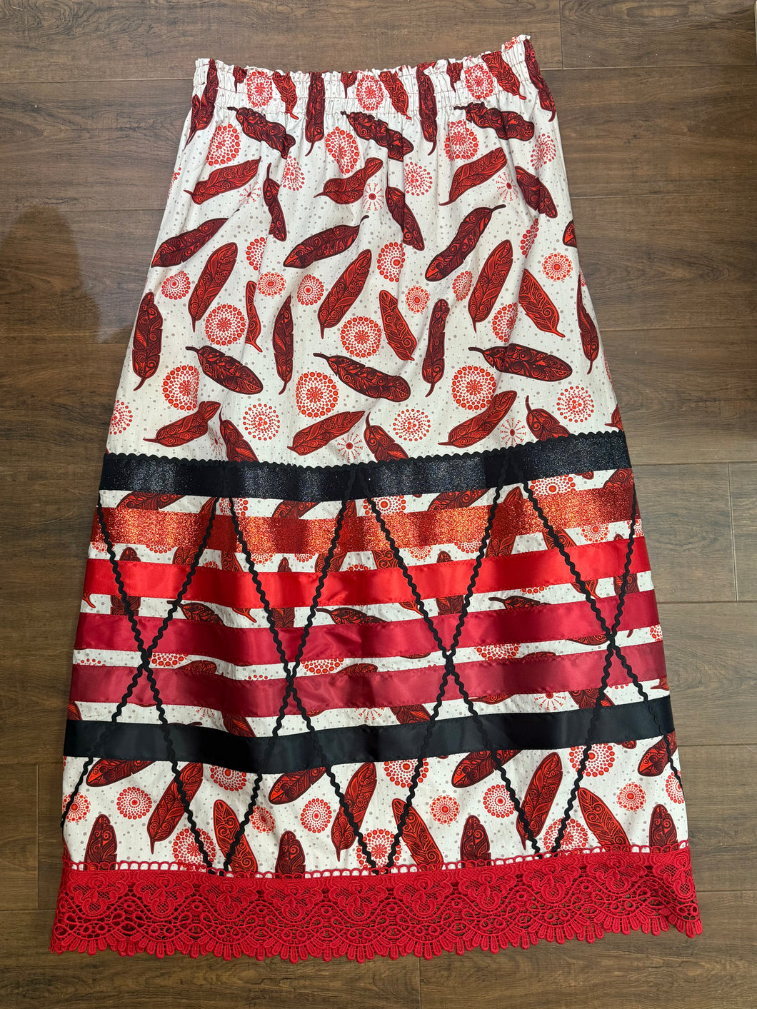 (Vicki Manuel) Teen/Adult Ribbon Skirt