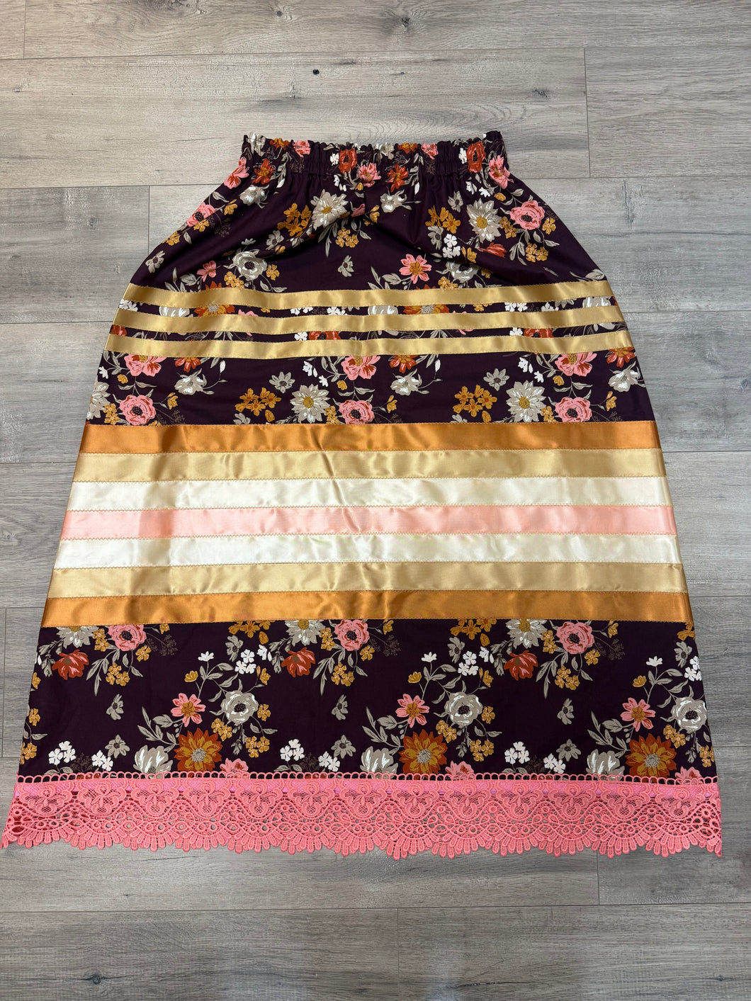 (Vicki Manuel) Teen/Adult Ribbon Skirt