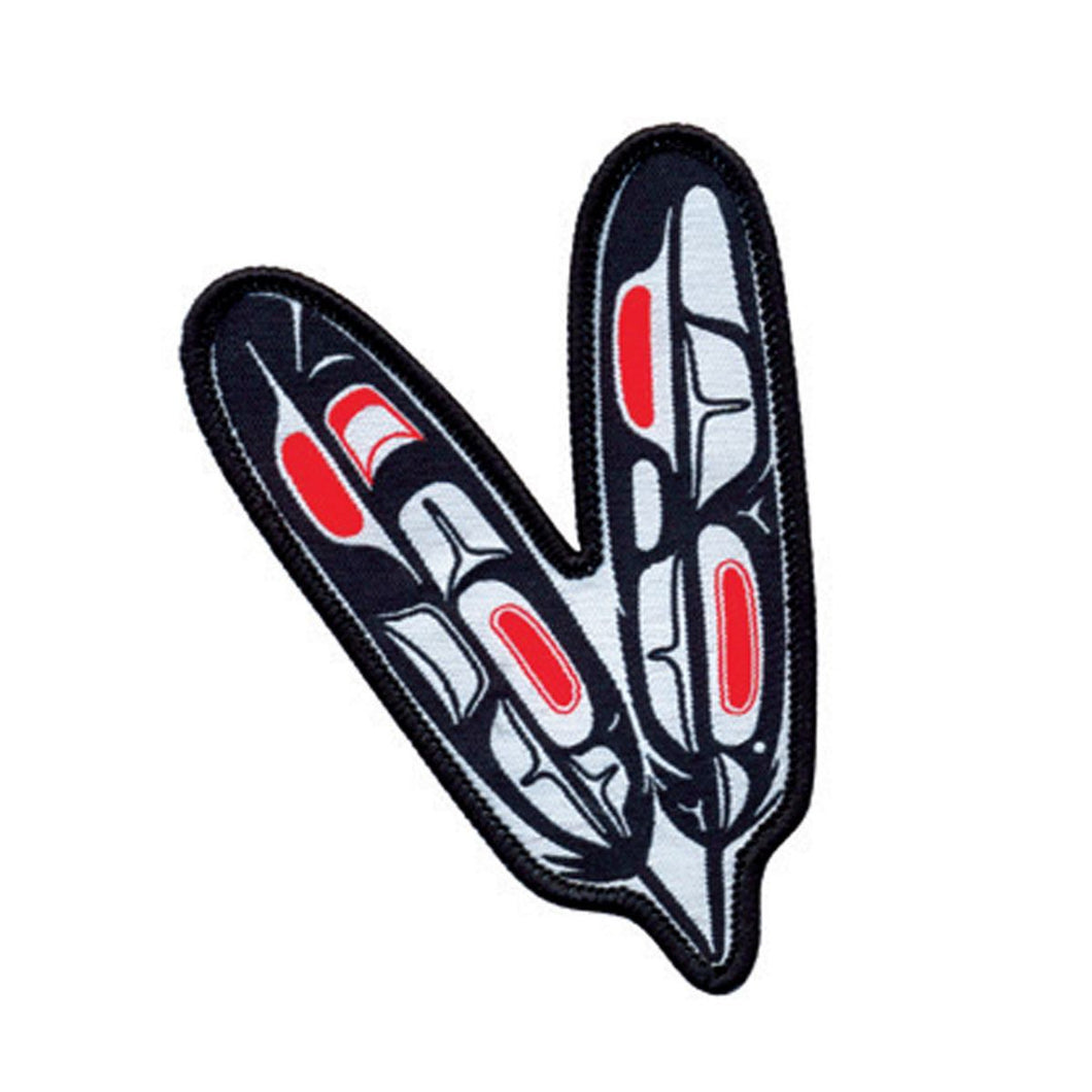 Small Embroidered Patch - Feathers by Corey Bulpitt