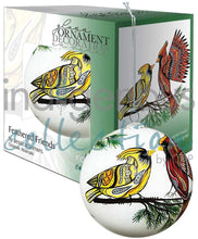 Load image into Gallery viewer, Feathered Friends - Glass Ornament by Jessica Somers
