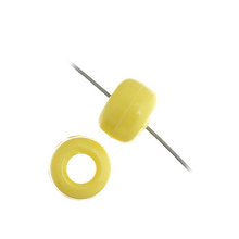 Load image into Gallery viewer, *9mm Crow/Pony Bead: Opaque Yellow Mini Bag
