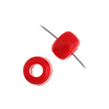 Load image into Gallery viewer, *9mm Crow/Pony Bead: Opaque Red Mini Bag
