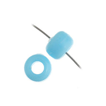 Load image into Gallery viewer, *9mm Crow/Pony Bead: Opaque Light Blue Mini Bag
