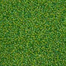 Load image into Gallery viewer, (Vial Czech Size 11) Transparent Chartreuse Green AB
