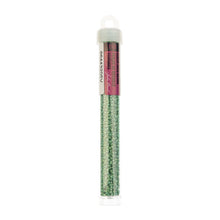 Load image into Gallery viewer, (Vial Czech Size 11) Opaque Green Matt Rainbow
