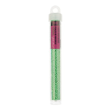 Load image into Gallery viewer, (Vial Czech Size 11) Bright Mint Green Chalk sfinx Terra Dyed
