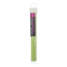 Load image into Gallery viewer, (Vial Czech Size 11) Green Chalk Dyed Solgel

