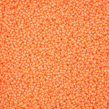 Load image into Gallery viewer, (Vial Czech Size 11/0) Pearl Orange Chalk Luster Terra
