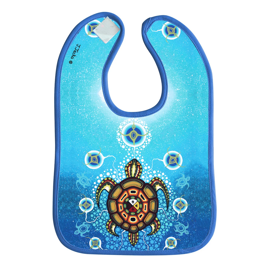 James Jacko Medicine Turtle Microfibre Bib