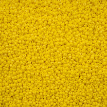 Load image into Gallery viewer, (Vial Czech Size 11) Opaque Yellow Matt Rainbow
