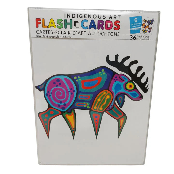 Indigenous Art Flash Cards by Jim Oskeegish- Ojibwa