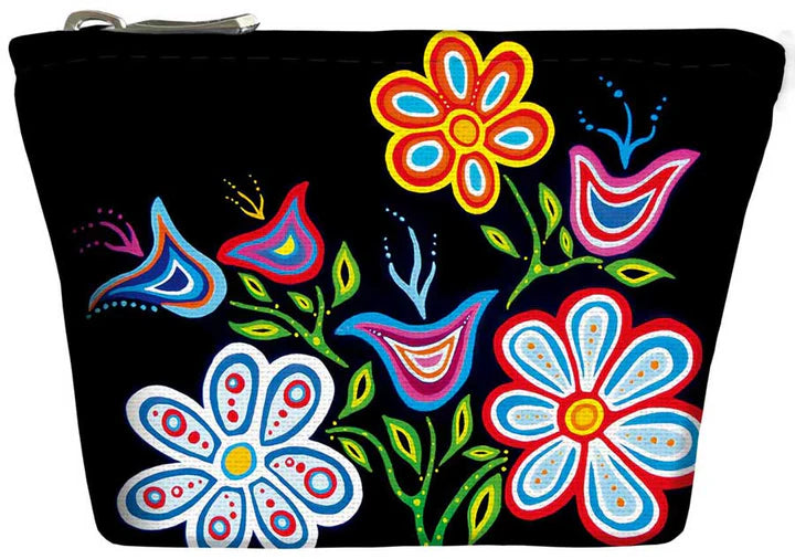 Coin Purse- Happy Flower by Patrick Hunter