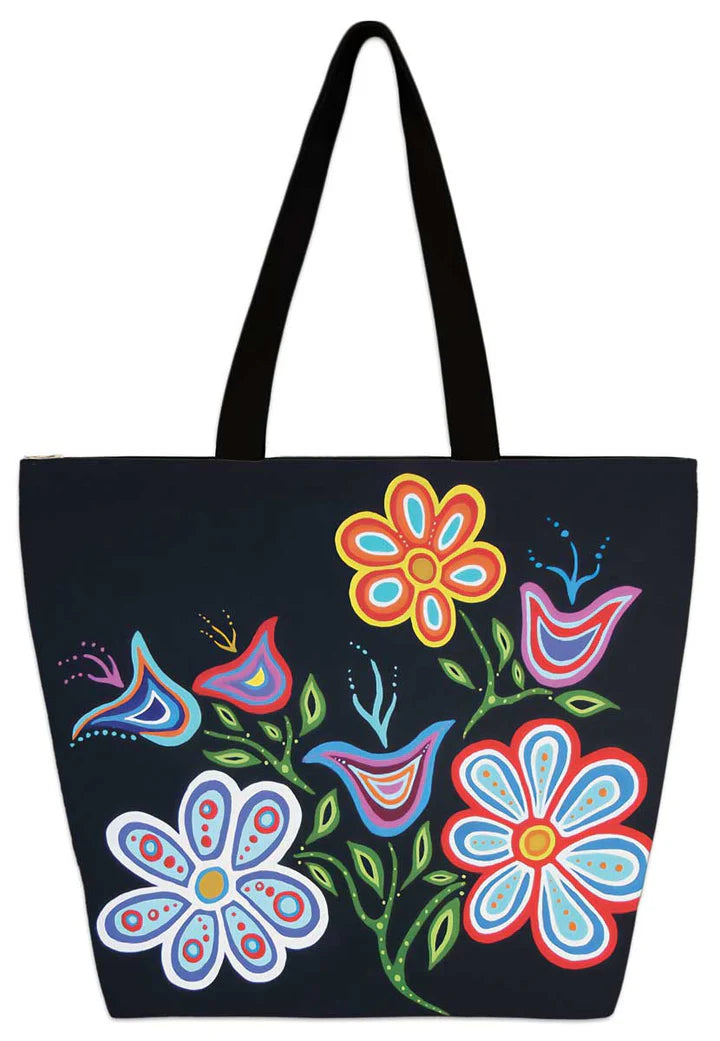 Happy Flower Tote Bag- Patrick Hunter