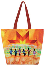 Load image into Gallery viewer, Always in Our Hearts with Love Tote Bag by artist Shawna Boulette Grapentine
