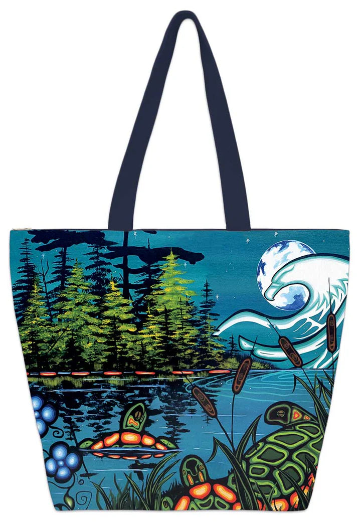 Tranquility Tote Bag by artist William Monague