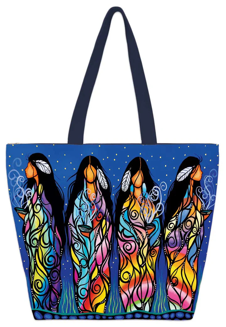 Bringing Good Medicine Tote Bag by artist Jackie Traverse