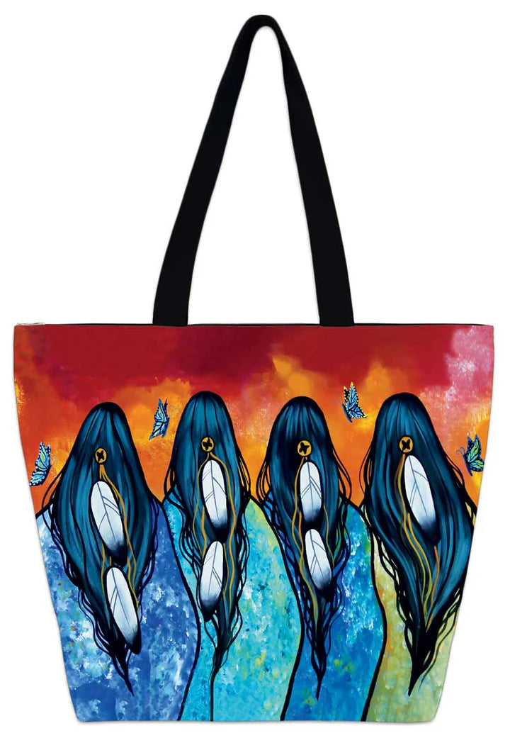 Tobacco Women Tote Bag by artist Jackie Traverse