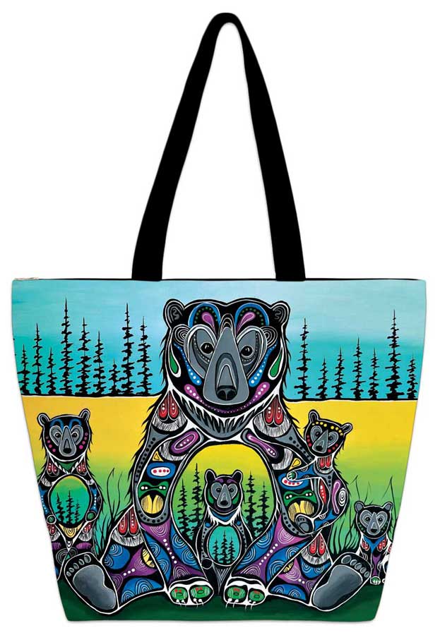 Bear Medicine Tote Bag by artist Jessica Somers