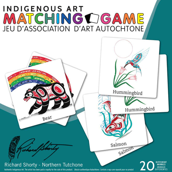 Indigenous Art Matching Game by Richard Shorty- Northern Tutchone