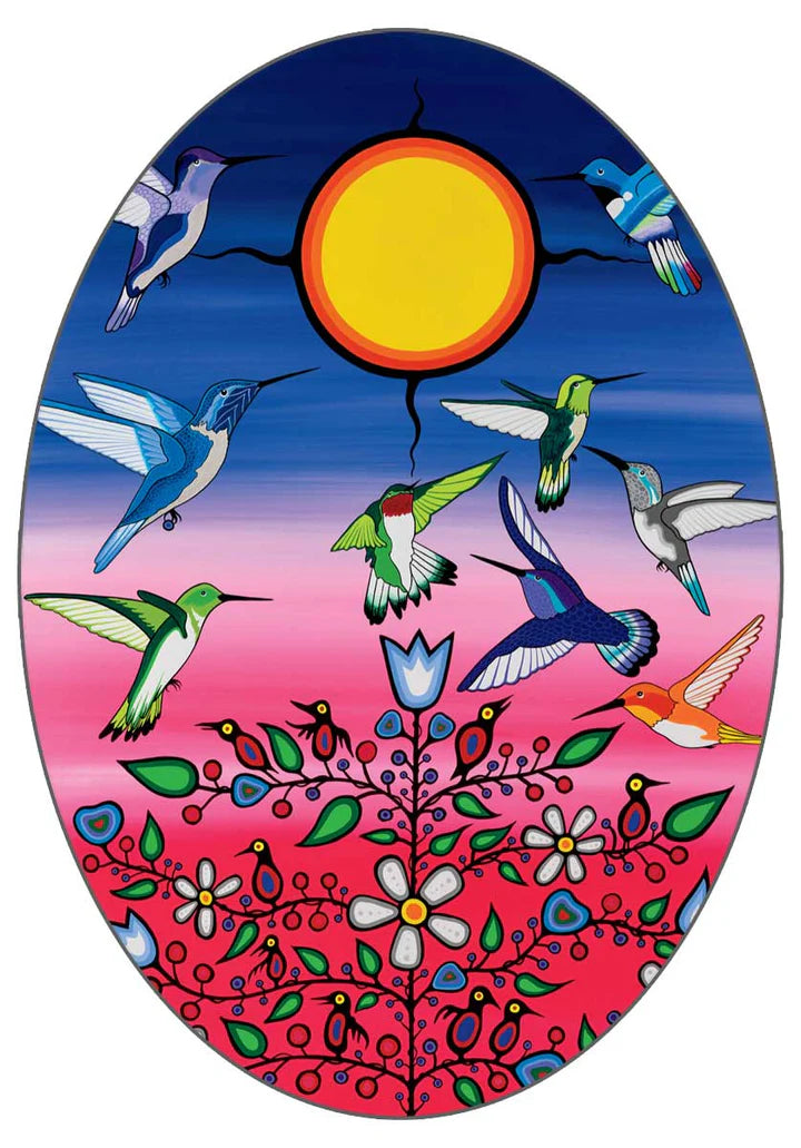 Sticker- Ancestors by Red George - Ojibway