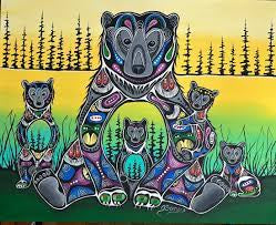 Sticker- Bear Medicine by Jessica Somers- Odanak Abenaki