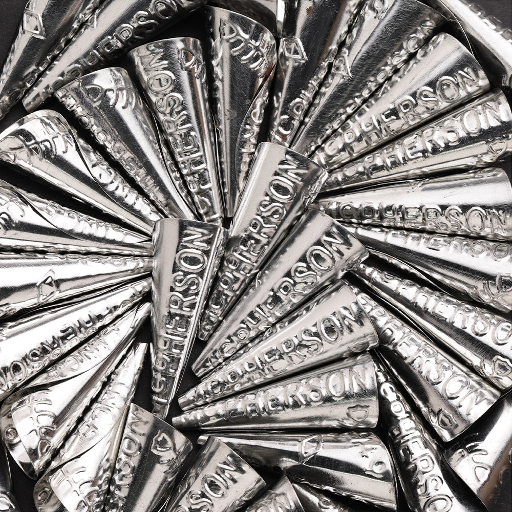 Silver Mcpherson Jingles - 100 pieces (approx.)