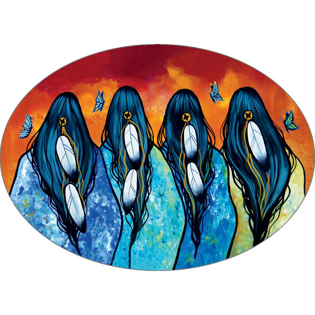 Sticker- Tobacco Women by Jackie Traverse- Anishinaabe