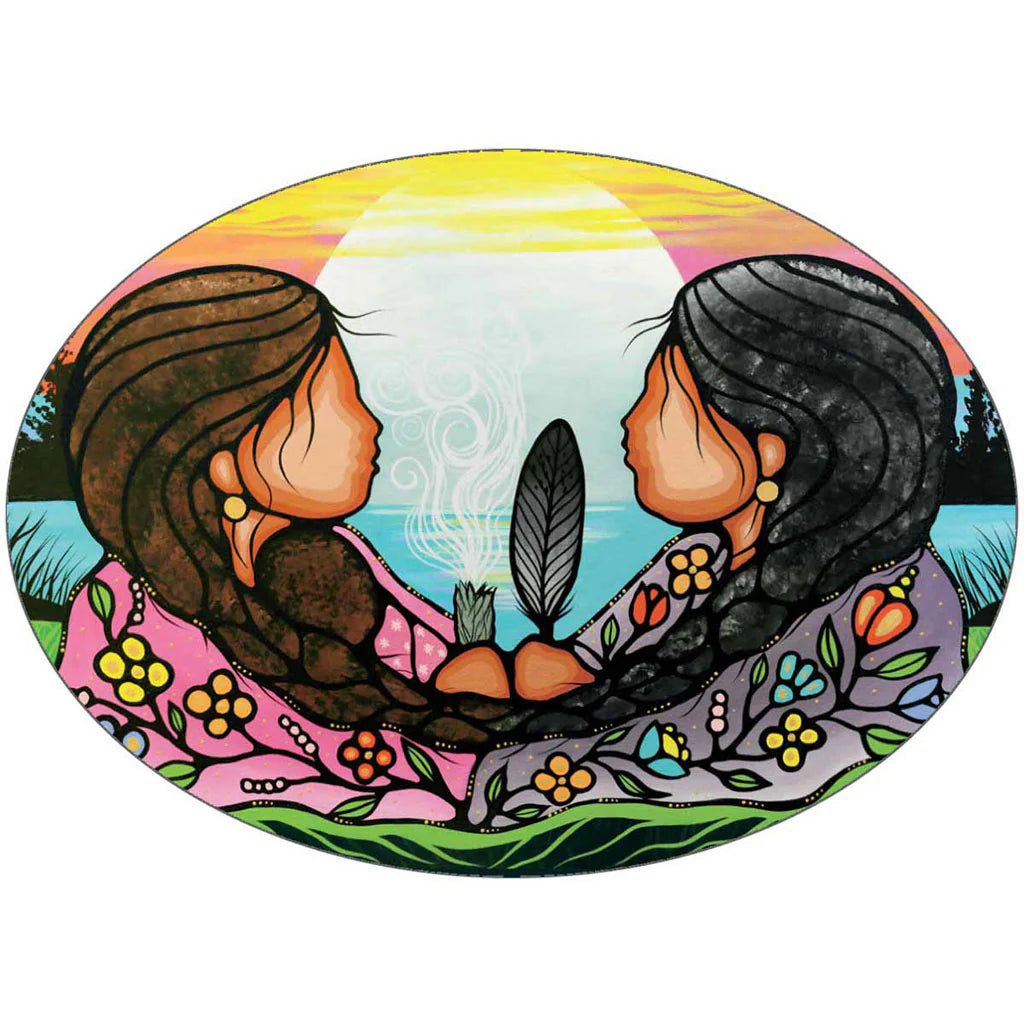 Sticker- Sharing Knowledge by Jackie Traverse- Anishinaabe