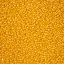 Load image into Gallery viewer, (Vial Czech Size 10) PermaLux Dyed Chalk Dark Yellow
