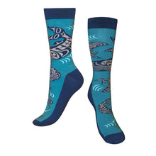 Load image into Gallery viewer, Art Socks - Humpback Whale (M/L)
