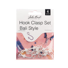 Load image into Gallery viewer, Hook Clasp Set Bali Style
