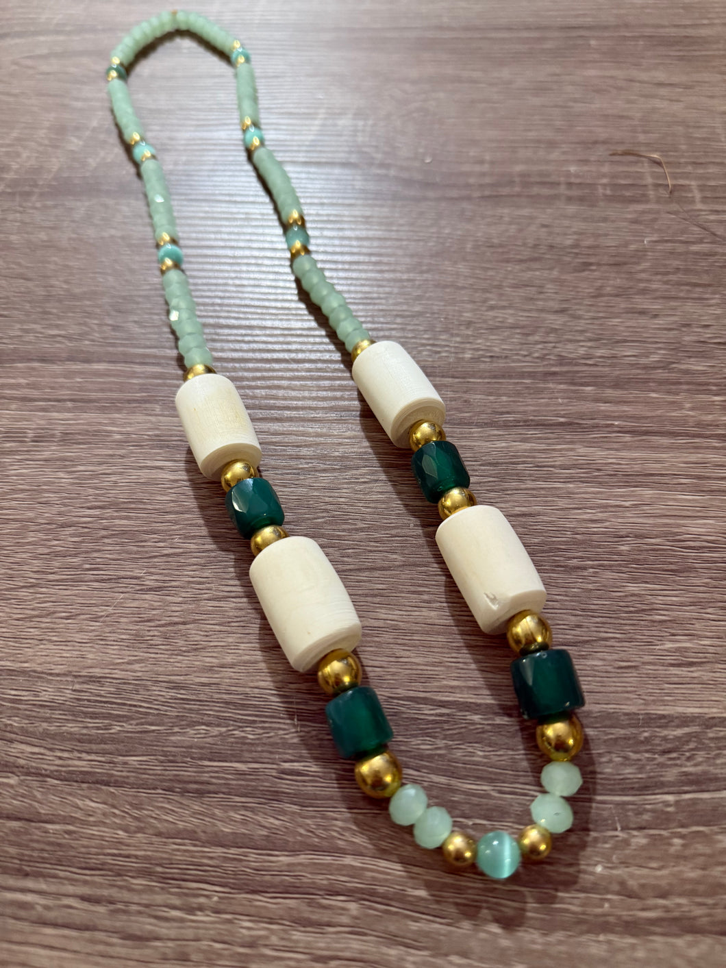 Ashley Michel - Devils Club & Trade Bead Necklace