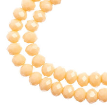 Load image into Gallery viewer, Rondelle 4x6mm Opaque Cream
