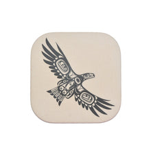 Load image into Gallery viewer, Bamboo Coaster- Soaring Eagle by Corey Bulpitt
