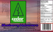 Load image into Gallery viewer, Cedar Hot Sauce - Blueberry Habanero
