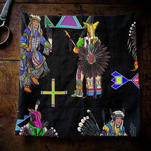 Load image into Gallery viewer, Men’s Traditional Dancers Black Large Fabric
