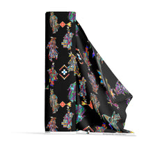 Men’s Grass Dancers Black Large Fabric