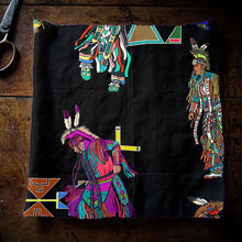 Load image into Gallery viewer, Men’s Grass Dancers Black Large Fabric
