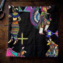 Load image into Gallery viewer, Grand Entry Dancers Black Large Fabric
