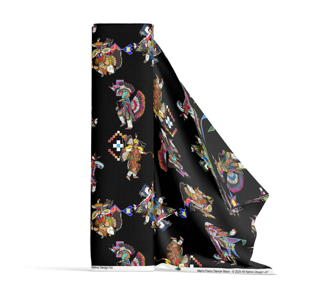 Men’s Fancy Dancers Black Large Fabric