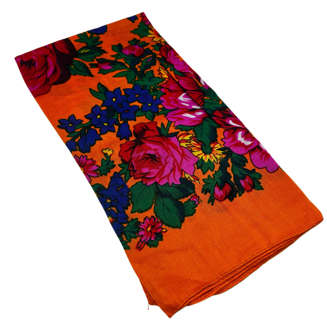 (60x60) Orange Kokum Scarf