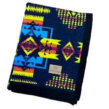 Load image into Gallery viewer, Boy Chief Premium Wool Baby Blanket - Black
