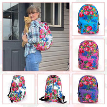 Load image into Gallery viewer, Floral Art - Backpack
