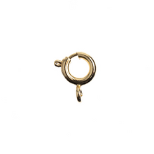 Load image into Gallery viewer, 18kt Gold Played Sprinf Ring Clasp 6mm 8Pcs
