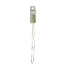 Load image into Gallery viewer, Bicone 2 Strand 7"- 4mm Opaque Light Green
