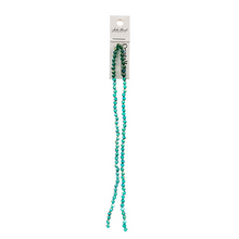 Load image into Gallery viewer, Bicone 2 Strand 7"- 4mm Transparent Dark Green AB
