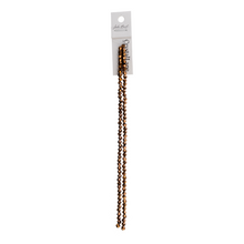 Load image into Gallery viewer, Bicone 2 Strand 7"- 4mm Opaque Copper Iris

