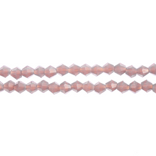 Load image into Gallery viewer, Bicone 2 Strand 7"- 4mm Opaque Dark Purple
