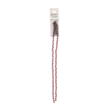 Load image into Gallery viewer, Bicone 2 Strand 7"- 4mm Opaque Dark Purple
